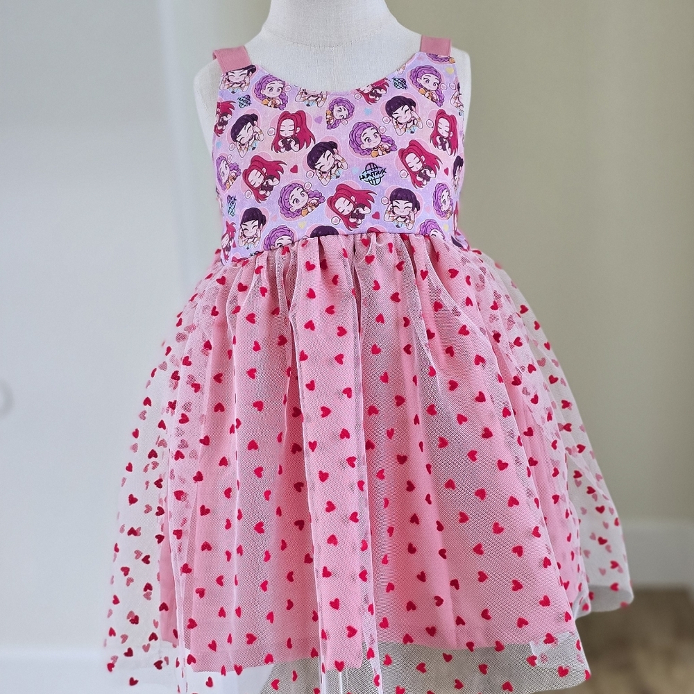 size 3T K-pop demon hunters dress